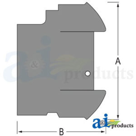 A & I PRODUCTS Floor Mat 7" x5" x5" A-CFM475
